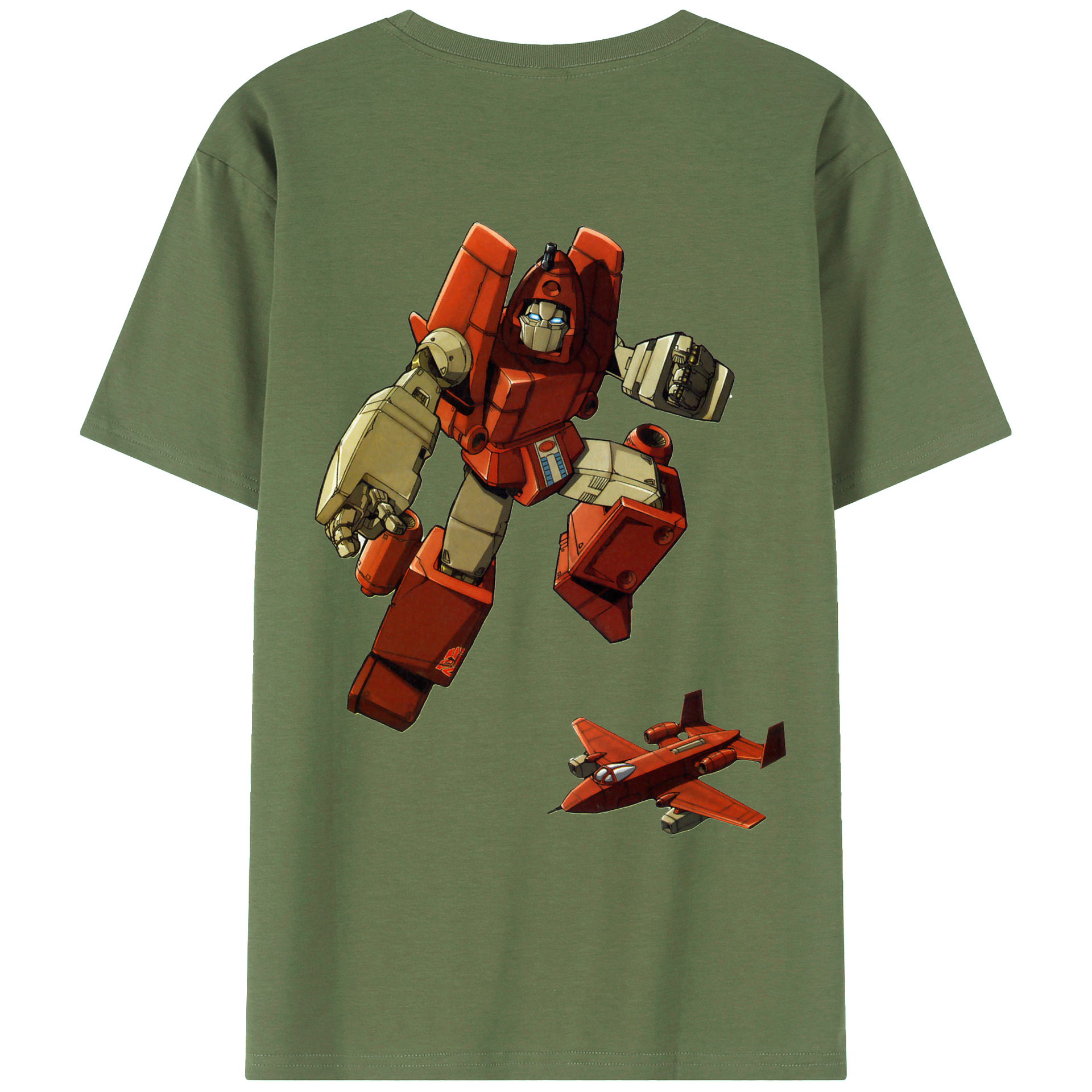 （画像用）  綿100％ メンズ半袖Tシャツ（バックプリント） 通気性